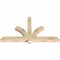 Ekena Millwork Redmond Rough Sawn Timber Gable Bracket, Douglas Fir, 60"W x 35"H x 4"D x 4"F, 14/12 Pitch GBW060X35X0404RED00RDF - alternate 5